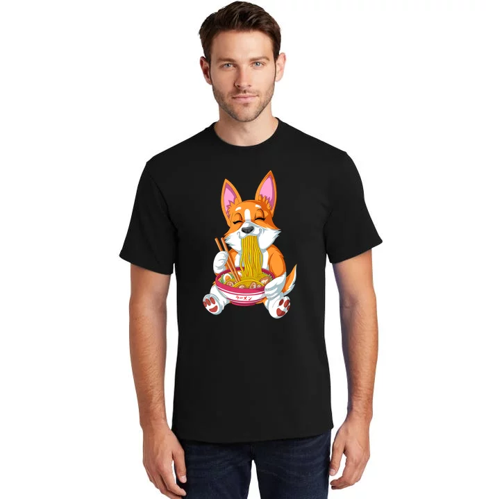 Corgi Ramen Tall T-Shirt