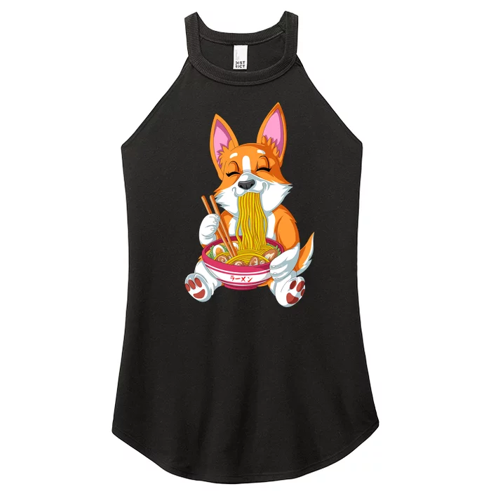 Corgi Ramen Women’s Perfect Tri Rocker Tank