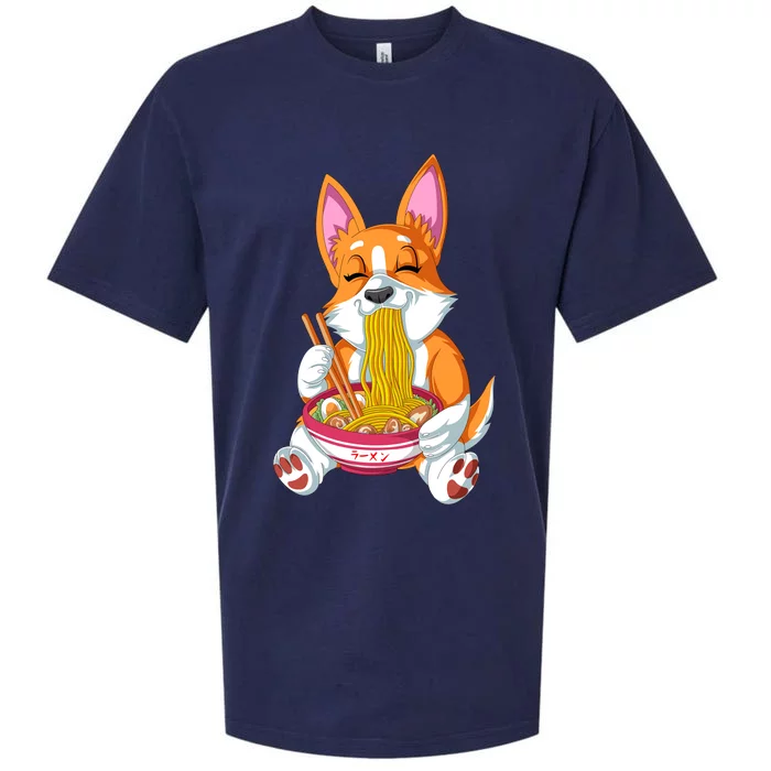 Corgi Ramen Sueded Cloud Jersey T-Shirt