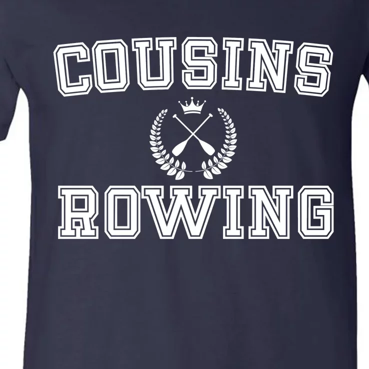 Cousins Rowing Crew V-Neck T-Shirt