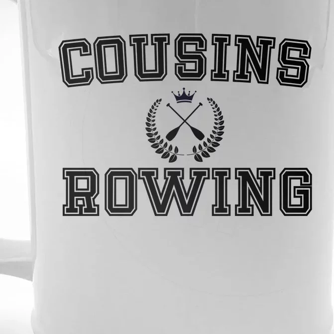 Cousins Rowing Crew Front & Back Beer Stein