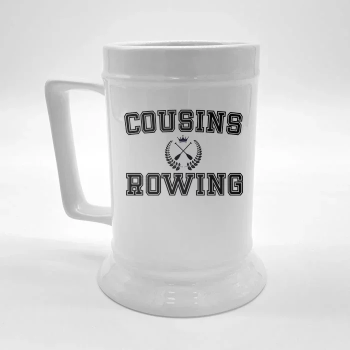 Cousins Rowing Crew Front & Back Beer Stein