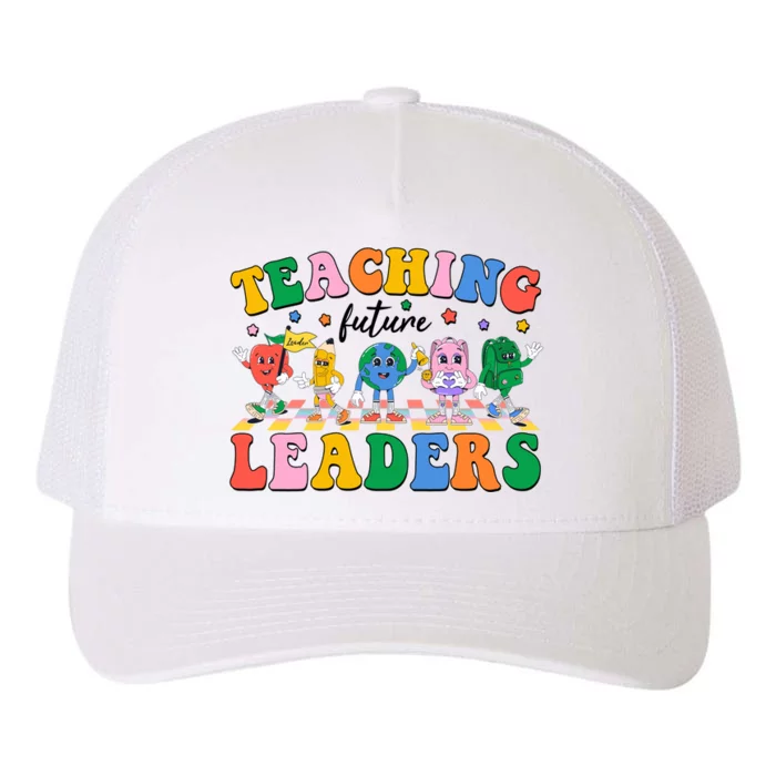 Cute Retro Cartoon Teaching Future Leaders Yupoong Adult 5-Panel Trucker Hat