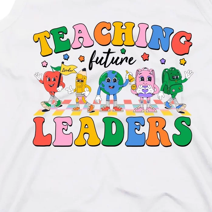 Cute Retro Cartoon Teaching Future Leaders Tank Top