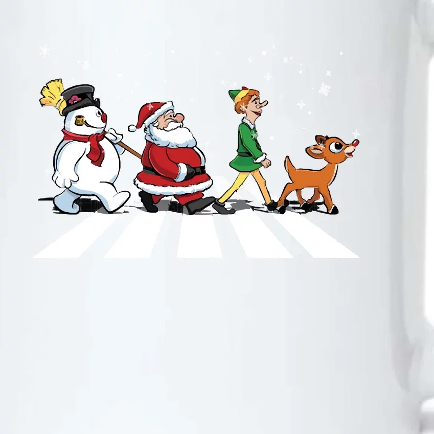 Christmas Road Black Color Changing Mug