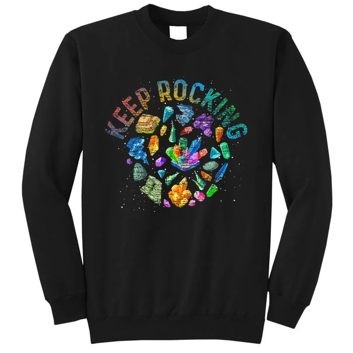 Colorful Rock Collector Earth Scientist Gift Funny Geology Sweatshirt