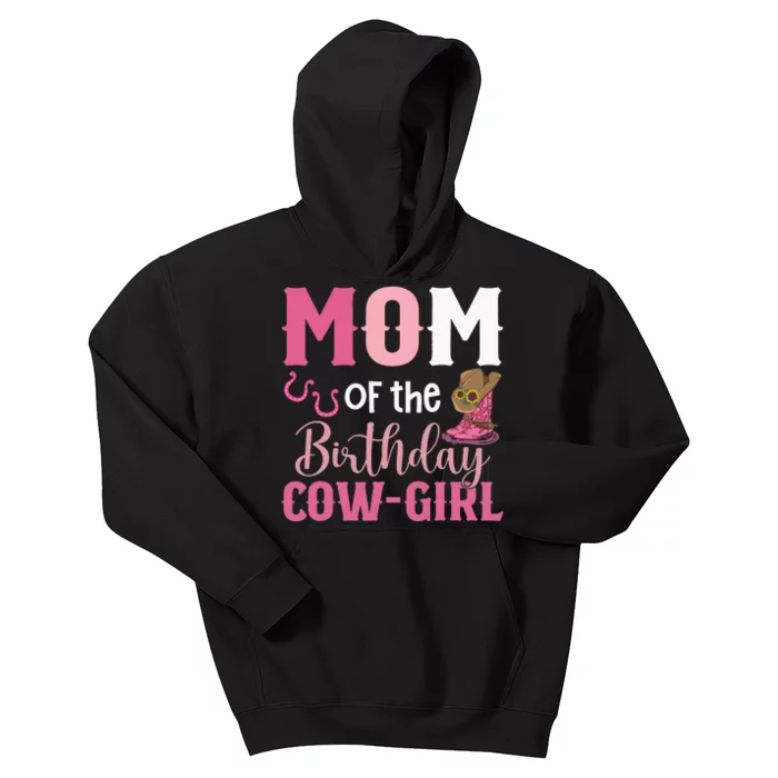 Cow Rodeo Cow 1st Mom Of The Birthday Kids Hoodie