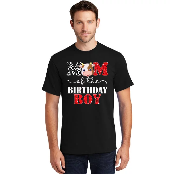 Cow Rodeo Cow 1st Mom Of The Birthday Tall T-Shirt