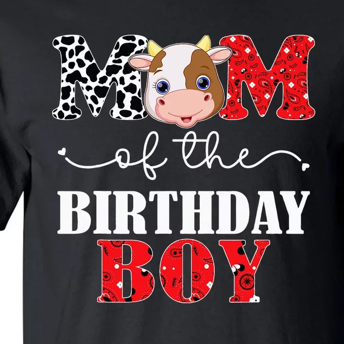 Cow Rodeo Cow 1st Mom Of The Birthday Tall T-Shirt