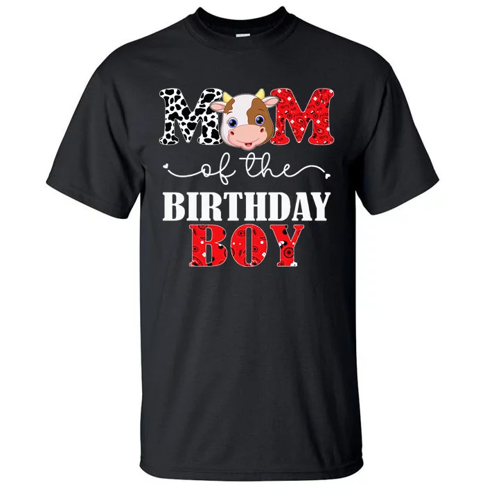 Cow Rodeo Cow 1st Mom Of The Birthday Tall T-Shirt