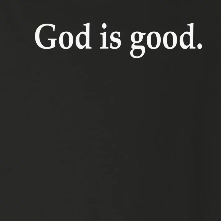 Cool Retro Christian Saying God Is Good All The Time Toddler Long Sleeve Shirt