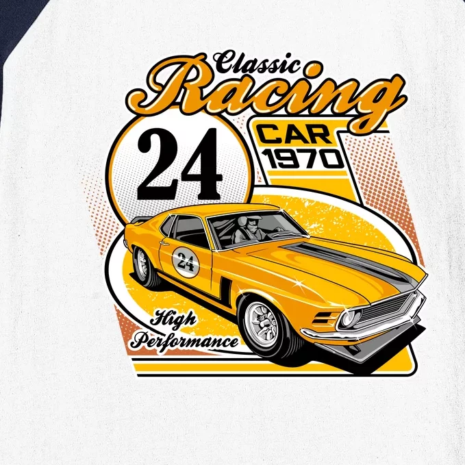 CLASSIC RACING CAR Baseball Sleeve Shirt