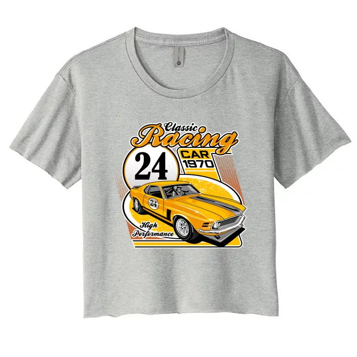 CLASSIC RACING CAR Women's Crop Top Tee