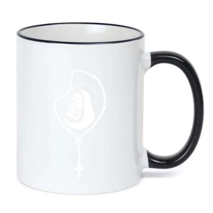 Catholic Rosary Black Color Changing Mug