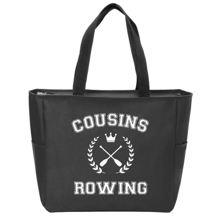 Cousins Rowing Zip Tote Bag