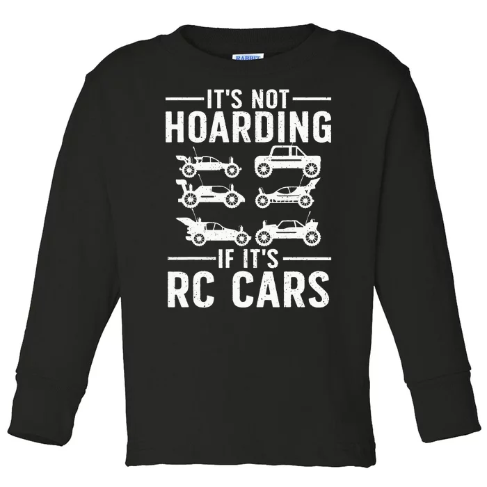 Cool Rc Car Art Remote Control Rc Car Racing Toddler Long Sleeve Shirt