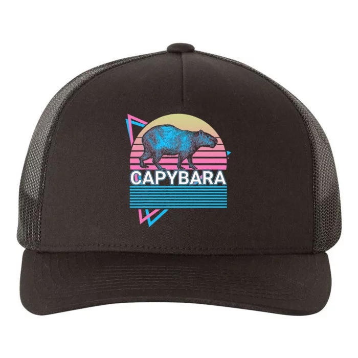 Capybara Retro Yupoong Adult 5-Panel Trucker Hat