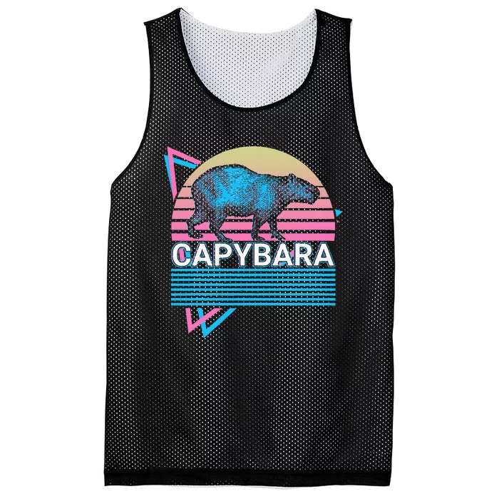 Capybara Retro Mesh Reversible Basketball Jersey Tank