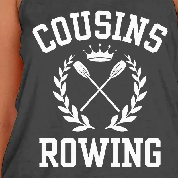 Cousins Rowing Women's Knotted Racerback Tank