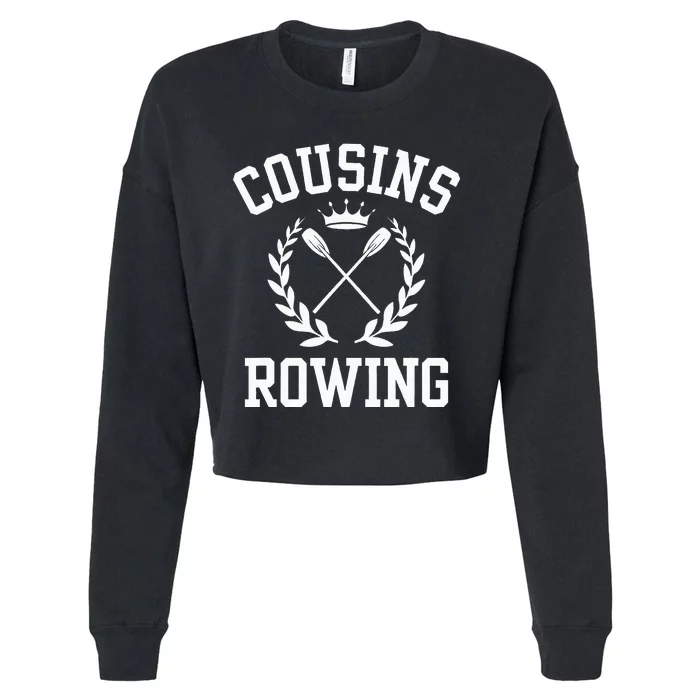 Cousins Rowing Cropped Pullover Crew