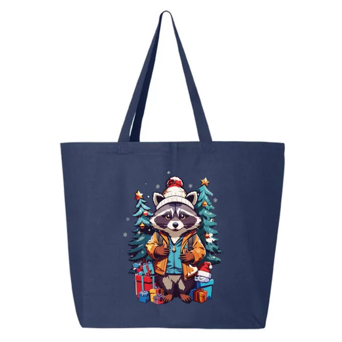 Christmas Raccoon 25L Jumbo Tote