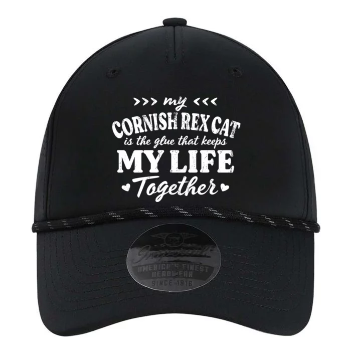 Cornish Rex Cat Keeps My Life Together Cat Mom Sayings Cool Gift Performance The Dyno Cap