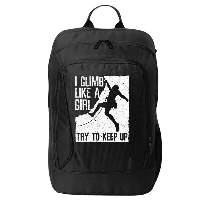 Cool Rock Climbing Design For Women Climb Lovers City Backpack