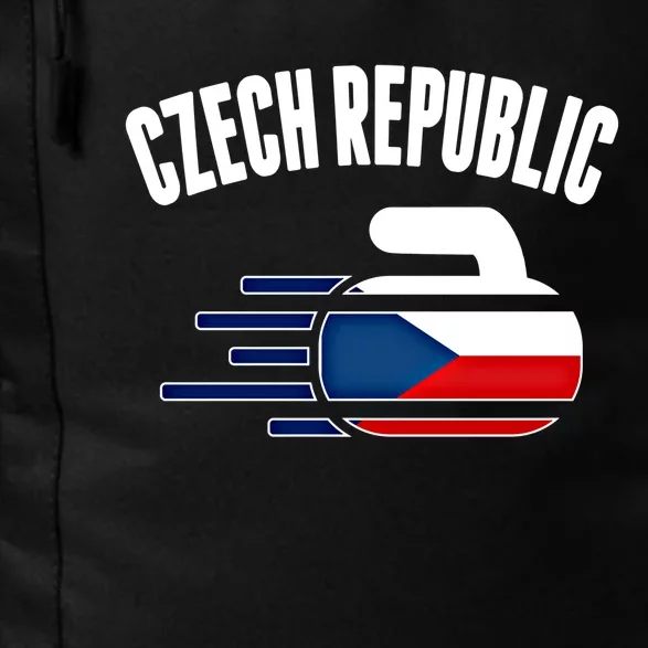 Czech Republic Curling Rock Fans Czech Curlers Winter Sports Cool Gift Daily Commute Backpack