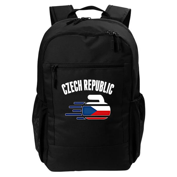 Czech Republic Curling Rock Fans Czech Curlers Winter Sports Cool Gift Daily Commute Backpack