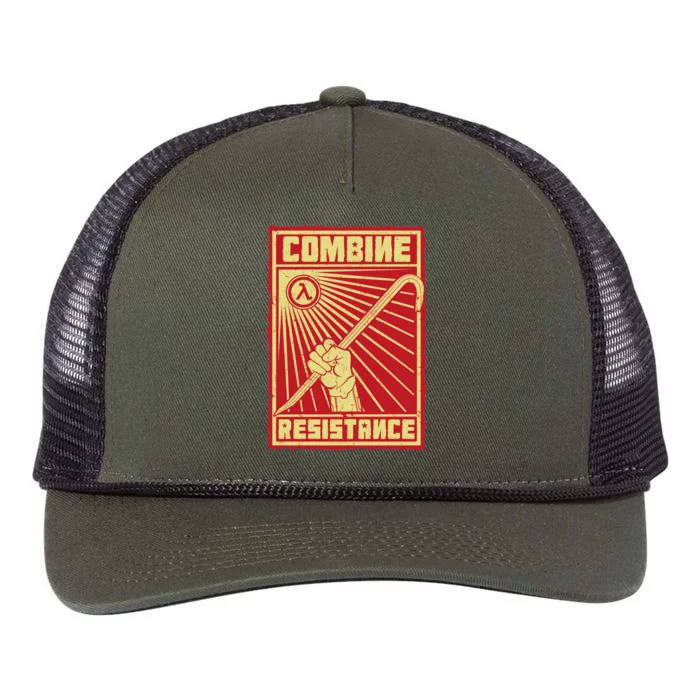 Combine Resistance Retro Rope Trucker Hat Cap