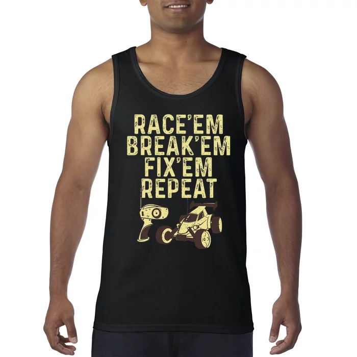 Cool Rc Car Design For Rc Car Racing Race Lover Tank Top