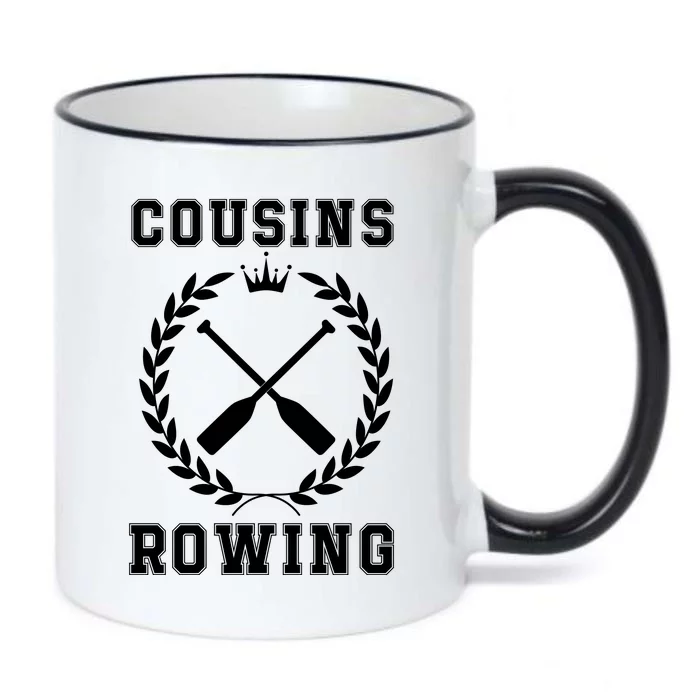 Cousins Rowing Cousins Beach Team Conrad Gift For Cousin Sibling Rowing Black Color Changing Mug