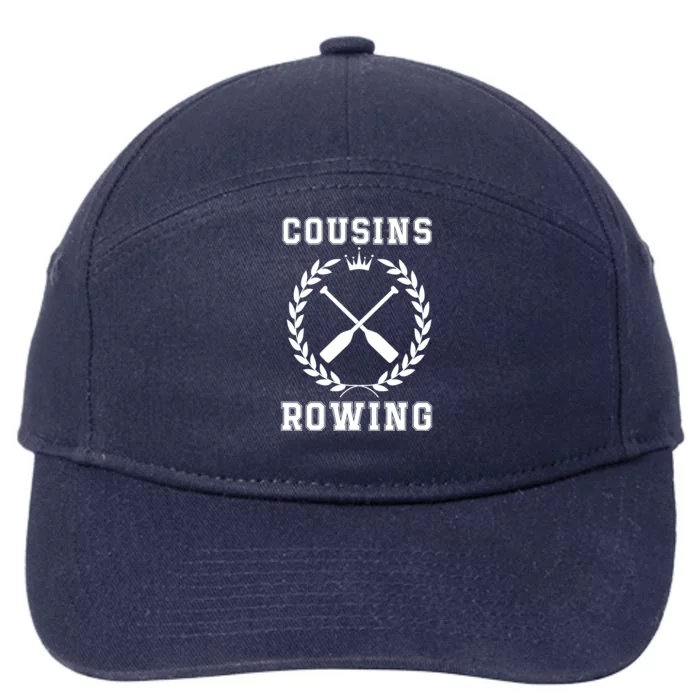 Cousins Rowing Cousins Beach Team Conrad Gift For Cousin Sibling Rowing 7-Panel Snapback Hat