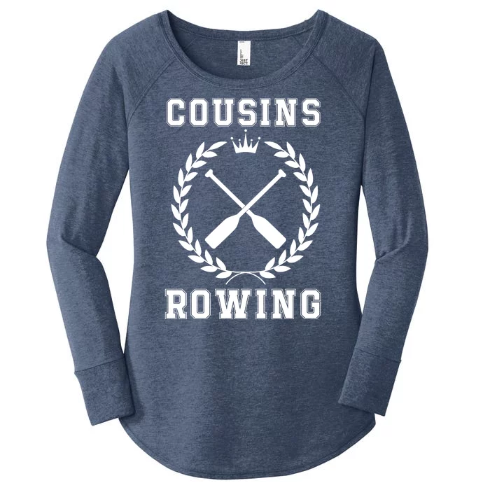 Cousins Rowing Cousins Beach Team Conrad Gift For Cousin Sibling Rowing Women's Perfect Tri Tunic Long Sleeve Shirt