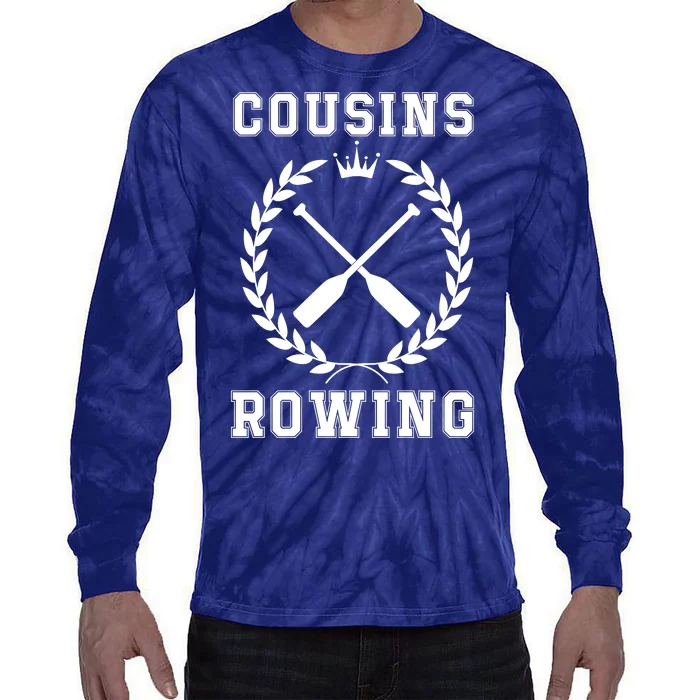 Cousins Rowing Cousins Beach Team Conrad Gift For Cousin Sibling Rowing Tie-Dye Long Sleeve Shirt