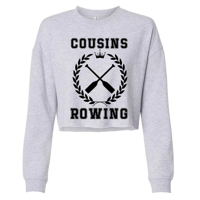 Cousins Rowing Cousins Beach Team Conrad Gift For Cousin Sibling Rowing Cropped Pullover Crew