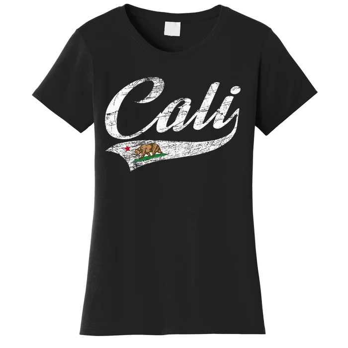 California Republic Ca Distressed Design Cali Classic Women's T-Shirt