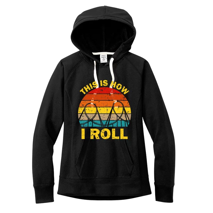 Cool Roller Coaster For Women Amusement Theme Park Women's Fleece Hoodie