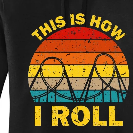 Cool Roller Coaster For Women Amusement Theme Park Women's Pullover Hoodie