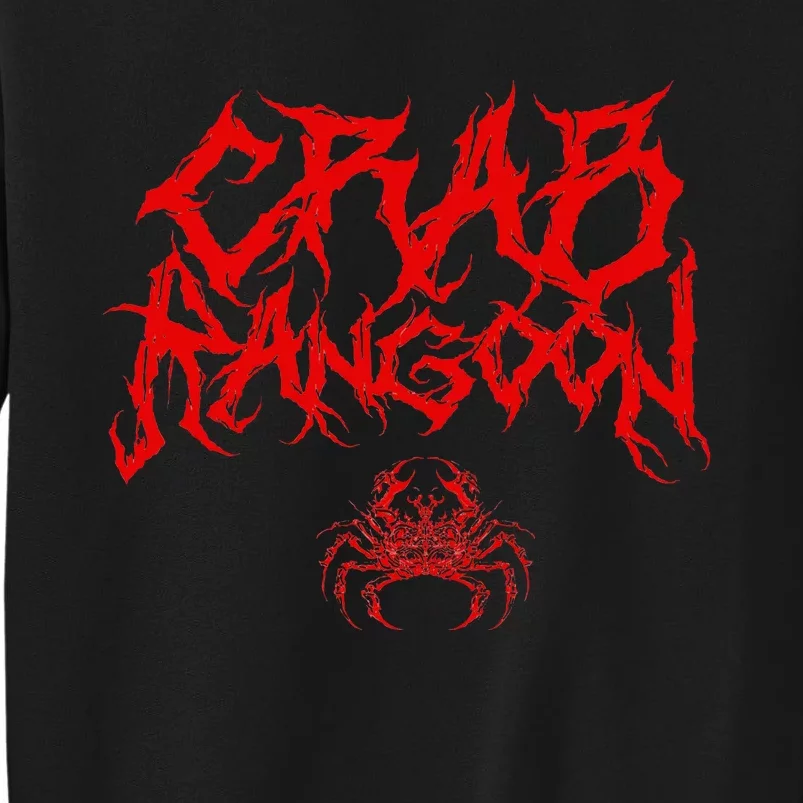 Crab Rangoon Chinese Food Heavy Metal Band Goth Sweatshirt