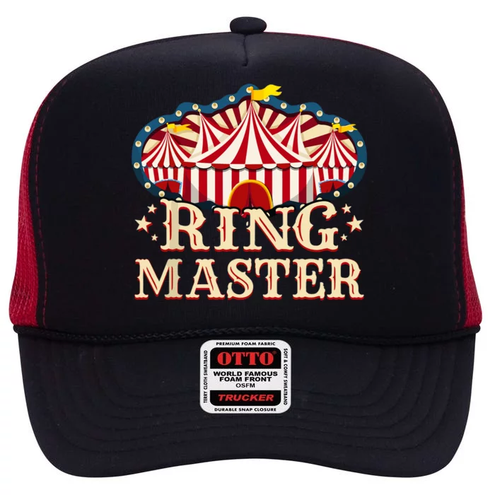 Circus Ringmaster High Crown Mesh Trucker Hat