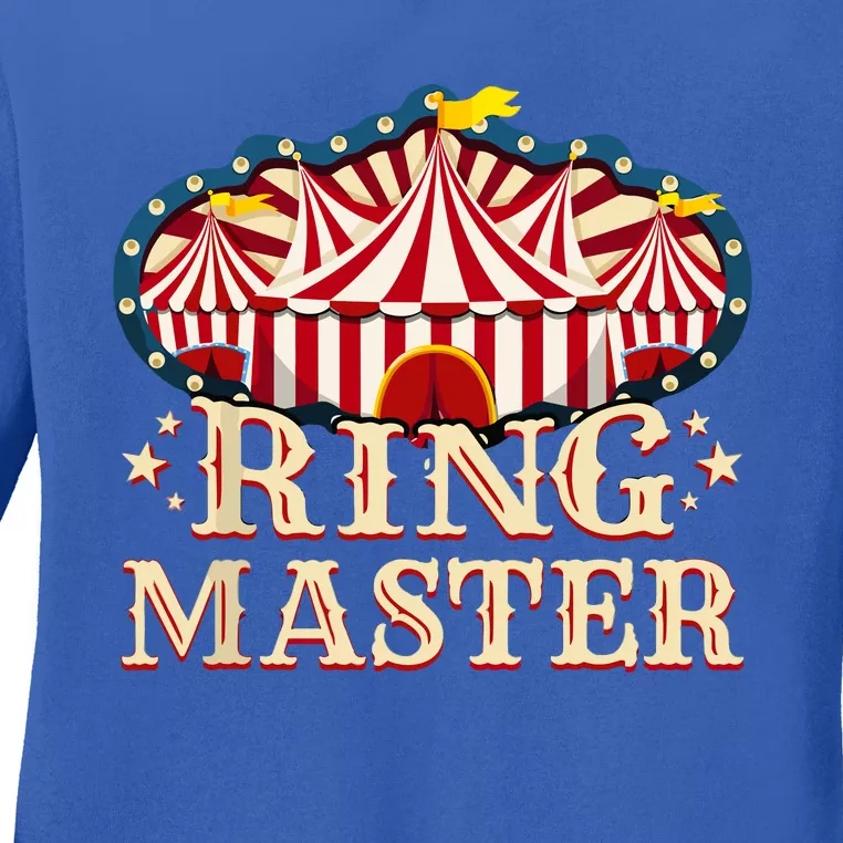 Circus Ringmaster Ladies Long Sleeve Shirt