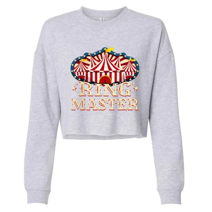 Circus Ringmaster Cropped Pullover Crew