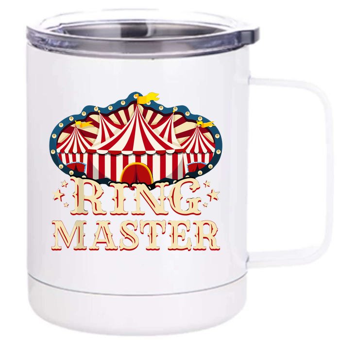 Circus Ringmaster Front & Back 12oz Stainless Steel Tumbler Cup