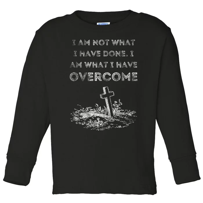 Celebrate Recovery Christian Cross Jesus Christ Toddler Long Sleeve Shirt