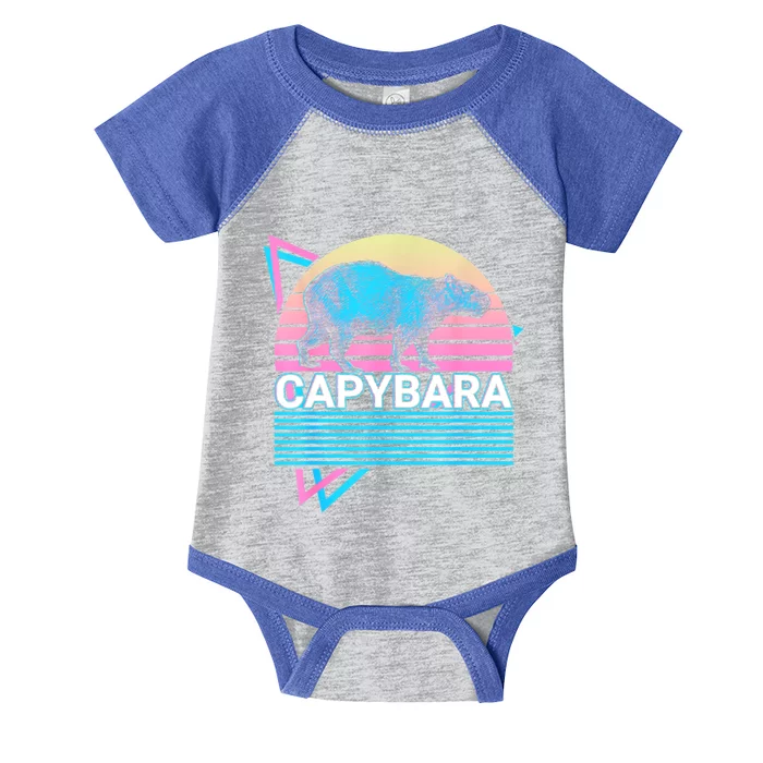 Capybara Retro Infant Baby Jersey Bodysuit