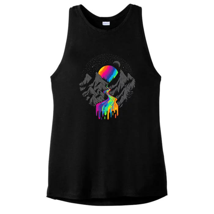 Cosmic River Ladies Tri-Blend Wicking Tank