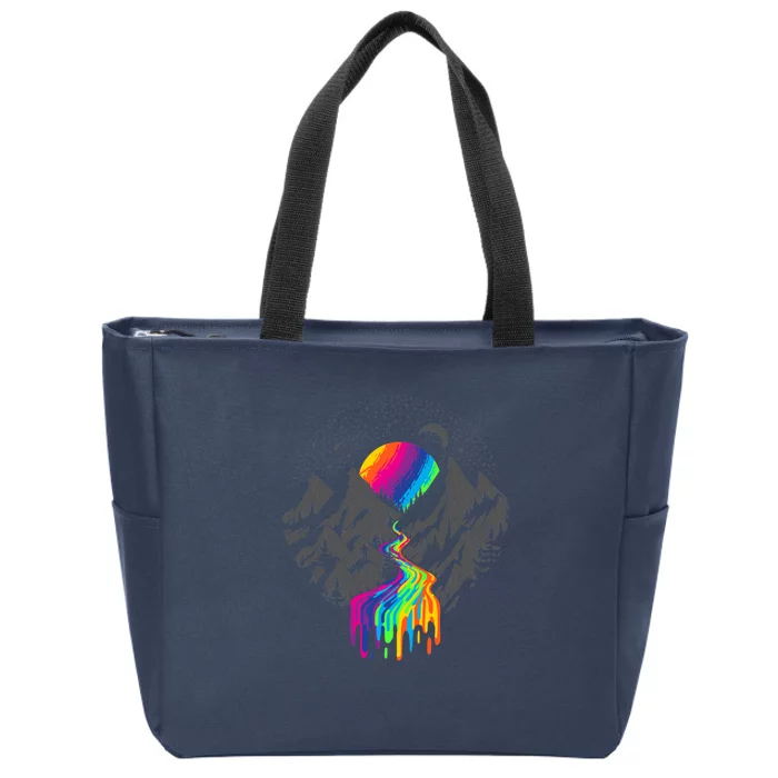 Cosmic River Zip Tote Bag