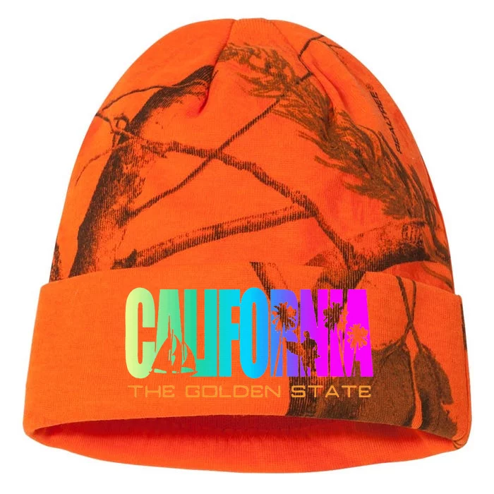 California Republic Cali Life Cool I Love Ca Kati - 12in Camo Beanie