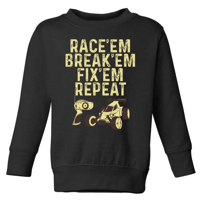 Cool Rc Car Rc Car Racing Race Lover Toddler Sweatshirt